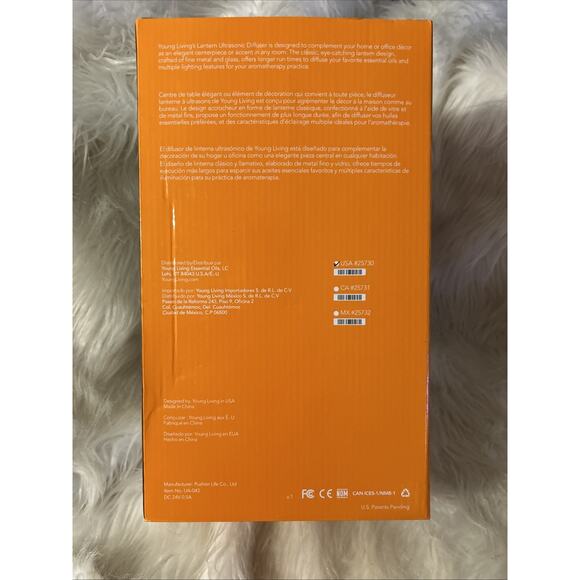 Young Living Lantern Essential Oil Ultrasonic Diffuser Limited Edition Gray New - Picture 4 of 13